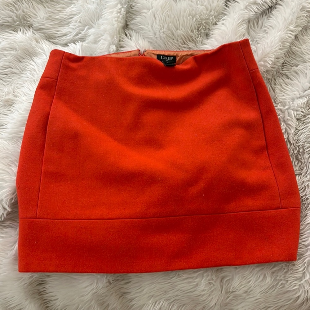 J. Crew wool mini skirt with pockets size 2